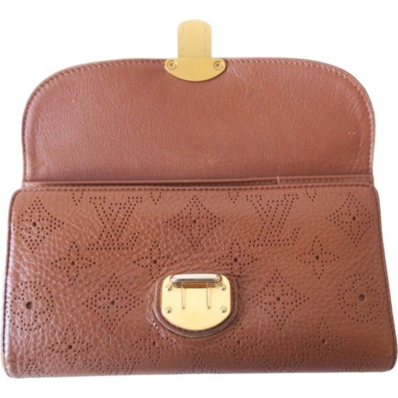 414149F V Louis Vuitton Wallet Long Amelia Brown Leather - Picture 8 of 11